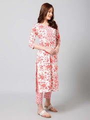 Printed Cotton Kurta Set
