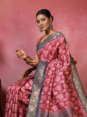 Printed Art-Tusser Saree