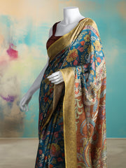 Printed Tussar Saree