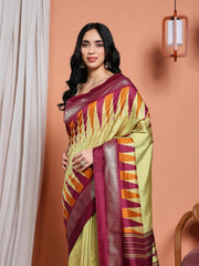 Digital Printed Art Silk Saree