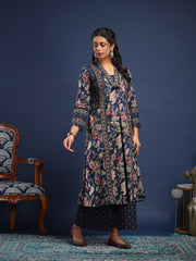 Printed Cotton Kurta With Pant & Dupatta