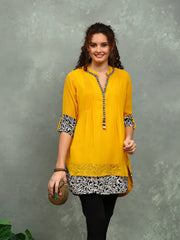 Plain Georgette Kurta