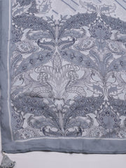 Printed Crepe Unstitched Suit With Dupatta