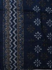 Printed Cotton Blend Unstitched Suit With Dupatta