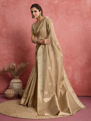 Woven Border Booti Art Silk Saree