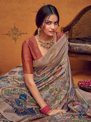 Printed Art Silk Saree