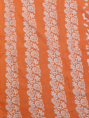 Printed Cotton Blend Unstitched Suit With Dupatta