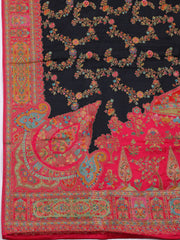 Woven Design Satin Unstitched Suit With Pant & Dupatta