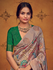 Printed Art Silk Saree