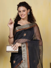 Woven Border Tissue Saree
