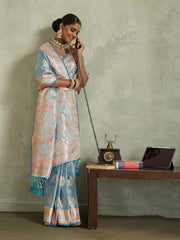 Woven Design Art Silk Saree