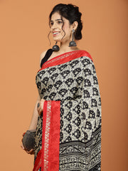 Digital Printed Crepe Woven Saree