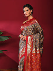 Digital Print Art Silk Saree