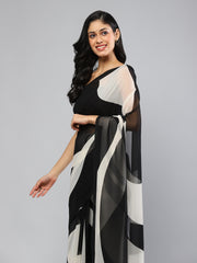 Digital Printed Georgette Saree