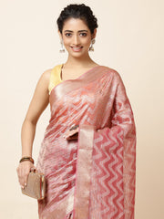 Zari Jaal Georgette Woven Saree