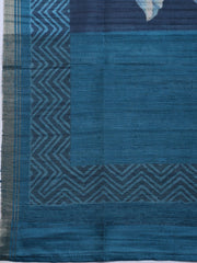 Printed Tussar Unstitched Suit With Dupatta