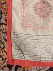 Neck Embroidered Cotton Blend Unstitched Suit With Dupatta