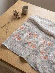 Printed Cotton Blend Unstitched Suit With Pant & Dupatta