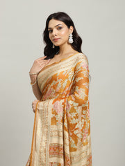 Digital Printed Georgette Saree