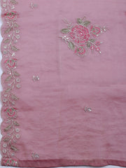 Embroidered Tissue Unstitched Suit With Dupatta