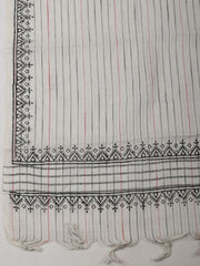 Embroidery Chanderi Unstitched Suit With Dupatta