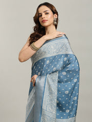 Printed Booti Dola Cotton Woven Saree