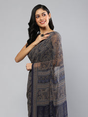 Digital Printed Georgette Saree