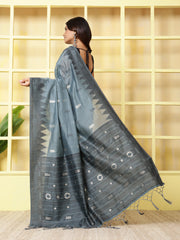 Resham Booti Woven Cotton Saree