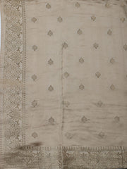 Woven Design Chanderi Unstitched Suit With Dupatta