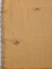 Embroidered Organza Unstitched Suit With Dupatta