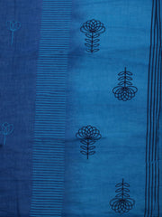 Neck Embroidered Cotton Blend Unstitched Suit With Dupatta