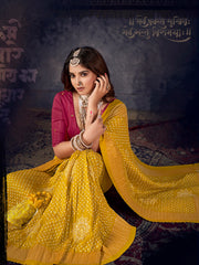 Printed Art Silk Saree