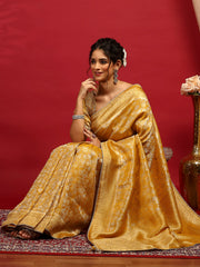 Embroidered Dola Silk Saree