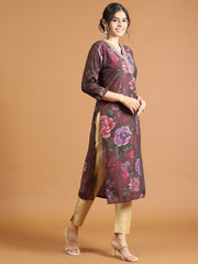 Neck Embroidery Handloom Kurta