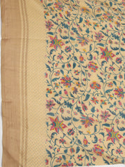 Printed Cotton Blend Unstitched Suit With Dupatta
