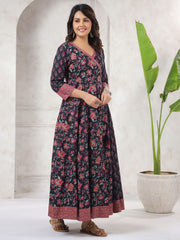 Floral Printed Cotton Kurta
