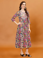 Printed Cotton Dress