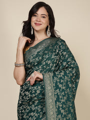 Border Zari Jaal Art Silk Woven Saree