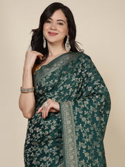 Border Zari Jaal Art Silk Woven Saree