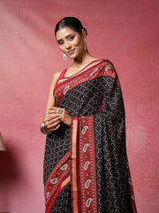 Digital Printed Art Silk Saree
