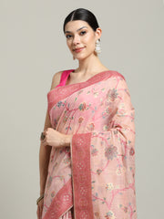 Zari Jaal Art Silk Woven Saree