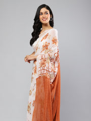 Digital Printed Georgette Saree