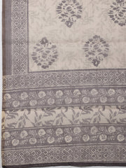 Embroidered Chanderi Unstitched Suit With Pant & Dupatta