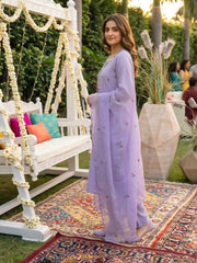 Printed Cotton Blend Kurta With Pant & Dupatta