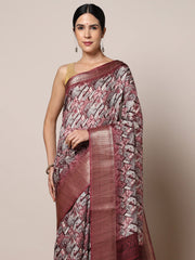 Printed Dola Silk Saree