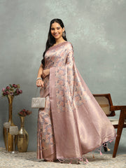 Digital Printed Art Silk Saree