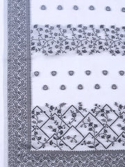 Woven Design Cotton Blend Unstitched Suit With Pant & Dupatta