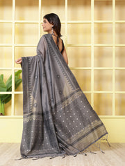 Resham Booti Woven Cotton Saree