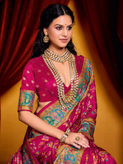 Digital Printed Art Crepe Saree