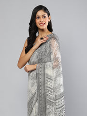 Digital Printed Georgette Saree
